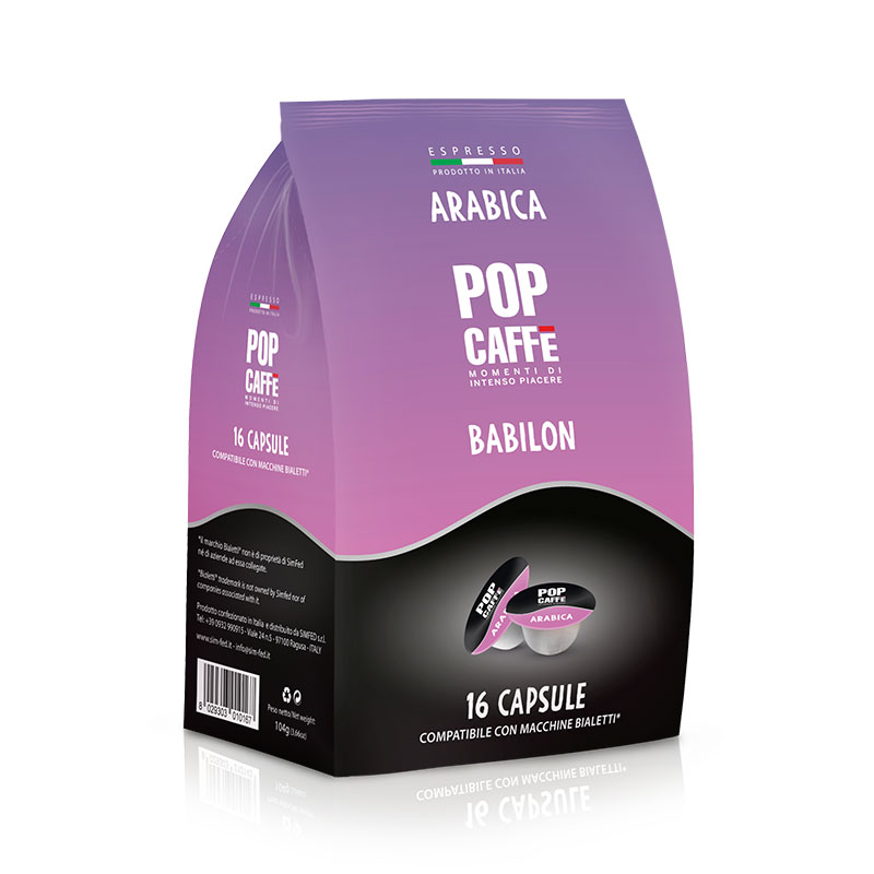 Arabica Pop Caffè - 96 Capsule compatibili Bialetti ®