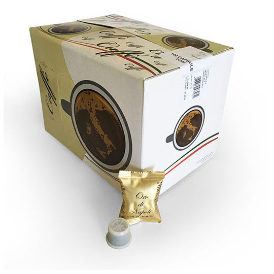 Oro di Napoli LaCompatibile - 50 Capsule compatibili Illy Uno System ®:  Bialetti ®