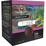 Lollo Tè al mirtillo e frutti di bosco solubile (128 capsule compatibili con Lavazza A Modo Mio)