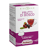 Sandemetrio Frutti di bosco (Infuso alla frutta biologico - astuccio da 16 capsule compatibili Lavazza a Modo Mio)