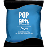 Pop Caffè Decaffeinato (100 capsule compatibili con Lavazza Espresso Point)