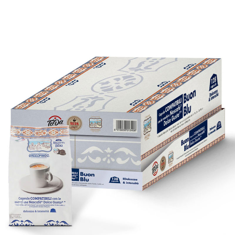 Capsula Dolce Gusto Toda/Gattopardo Caffè Al Ginseng 16 E 128 Pz - Foto 6