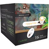 Lollo Cappuccino solubile (64 capsule compatibili con Nescafé Dolce Gusto)
