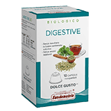 Sandemetrio Digestive (Tisana funzionale biologica - astuccio da 12 capsule compatibili Nescafè Dolce Gusto)