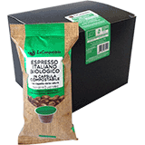 Espresso Italiano Biologico Compostabili (30 capsule compatibili con Nespresso)