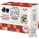 ToDa Gattopardo Blu (100 capsule compatibili con Nespresso)