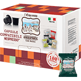 ToDa Gattopardo Dek (100 capsule compatibili con Nespresso)