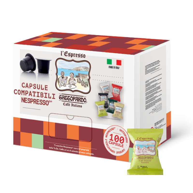 ToDa Gattopardo Insonnia ToDa - 100 Capsule compatibili Nespresso ®