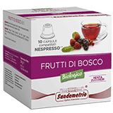 Sandemetrio Frutti di bosco (Infuso alla frutta biologico - astuccio da 10 capsule compatibili Nespresso)