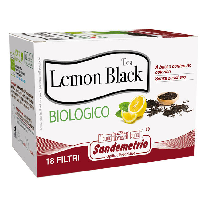 Lemon Black Tea - Biologico Sandemetrio Infusi in filtro