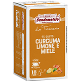 Tè verde curcuma, limone e miele (18 filtri da infusione)